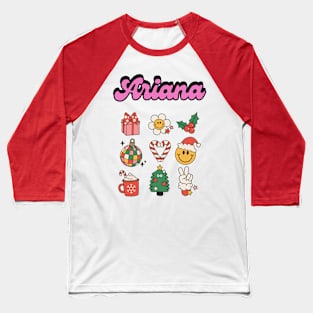 Ariana Custom Request Personalized - Merry Christmas Baseball T-Shirt